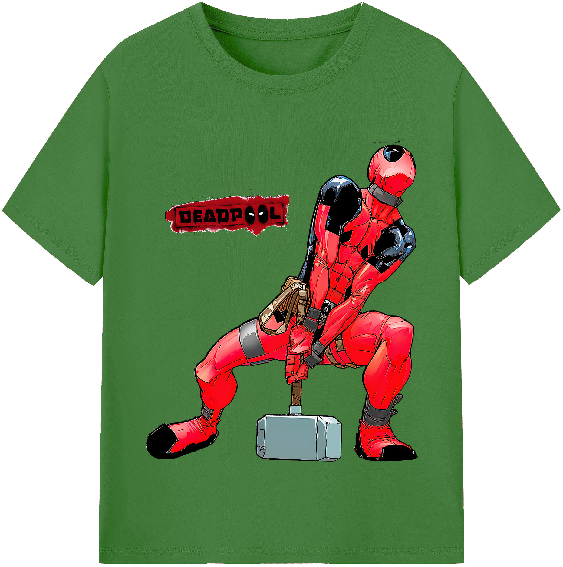 （画像用） Deadpool デッドプール レディースカジュアルプリントTシャツ（綿100％）